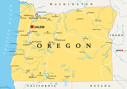 Oregon Map