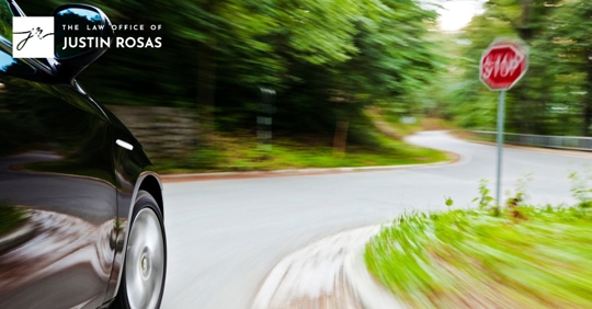 car driving dangerously though roads